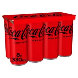 COCA COLA ZERO 330ML 8 PACK