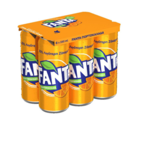 FANTA ORANGE 330ML 6 PACK