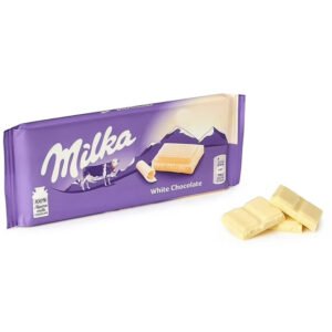 MILKA WHITE CHOCOLATE 100GR