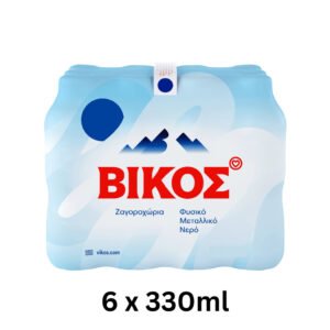 VIKOS MINERAL WATER 330mL (6PCS)