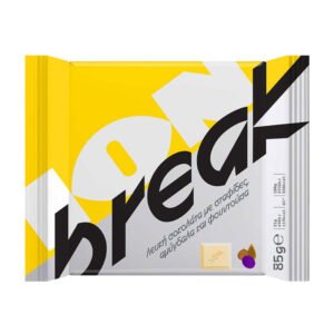 White Chocolate with Raisins Almonds Hazelnuts ION Break 85gr