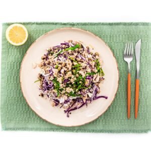 Black Eyed Beans Salad with Tuna&Wakame