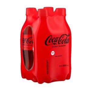 COCA COLA ZERO 500ML 4 PACK