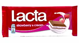 Lacta Oreo Strawberry & Cream 100gr
